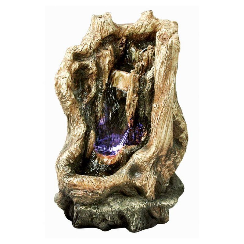 Pendulum Point Cascading Garden Fountain - Acorn Hollow