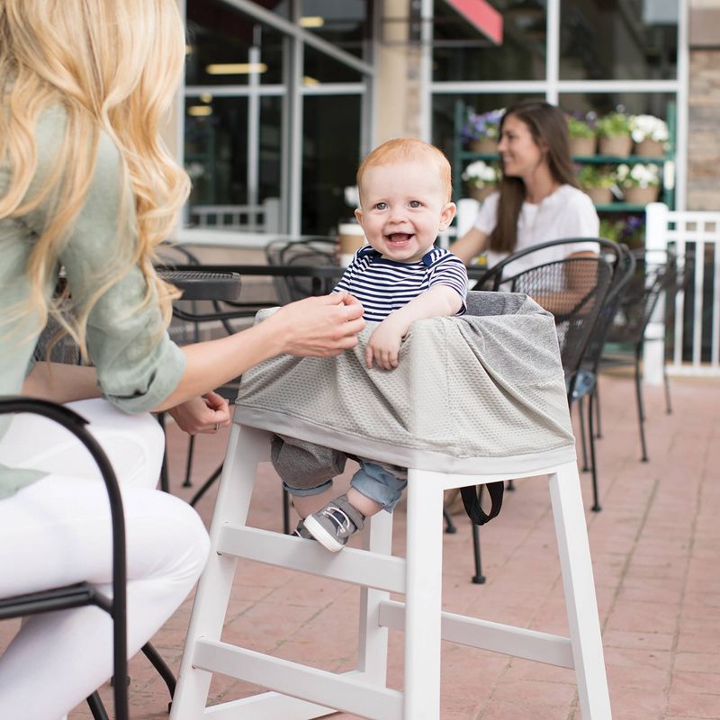 Boppy 4 and More Multi-Use Cover for Baby - Car Seat Canopy/Nursing Scarf/Shopping Cart Cover/High Chair Cover - Pearl