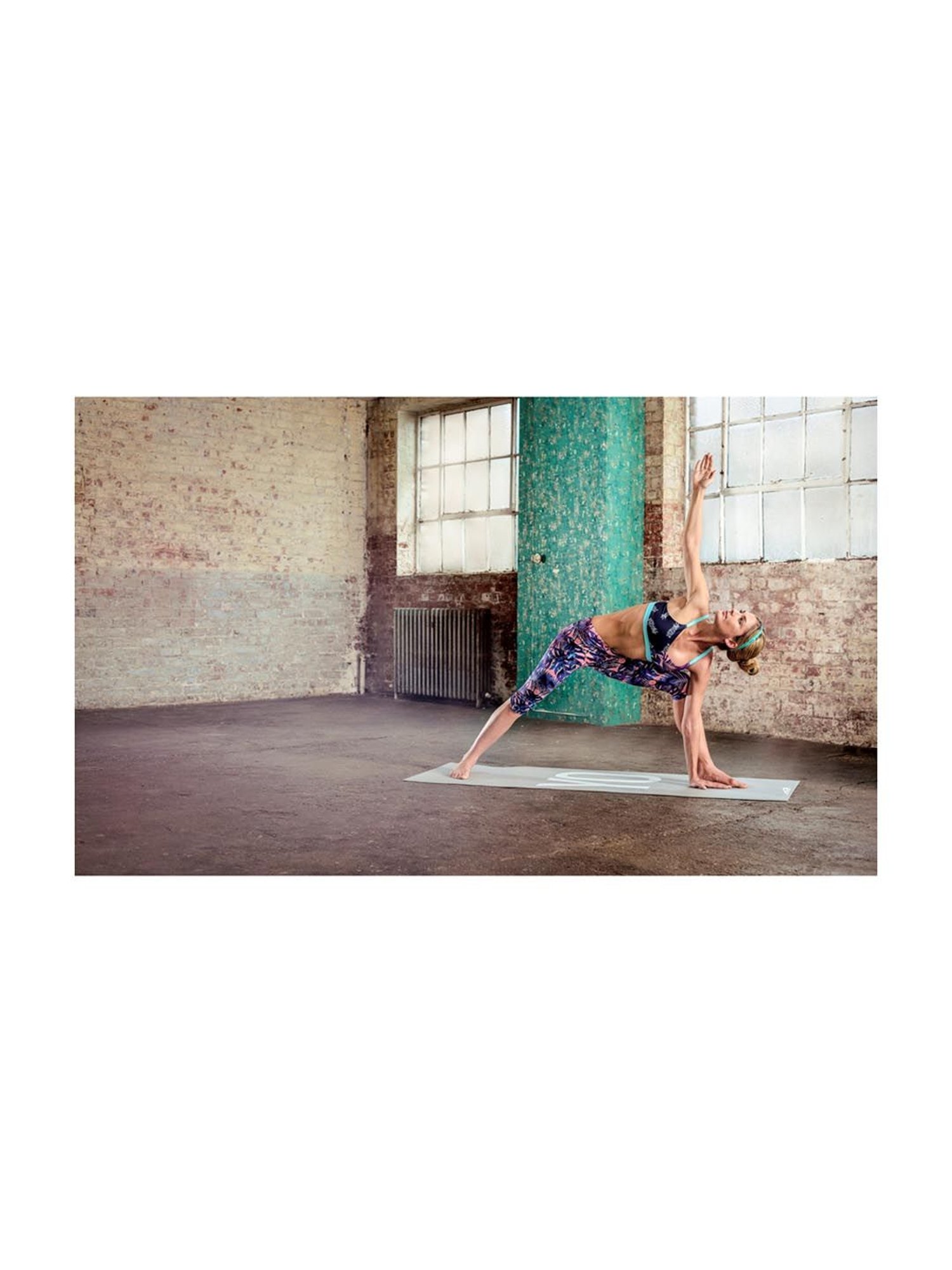 Reebok Grey HDPVC Double Sided Yoga Mat (4 mm)