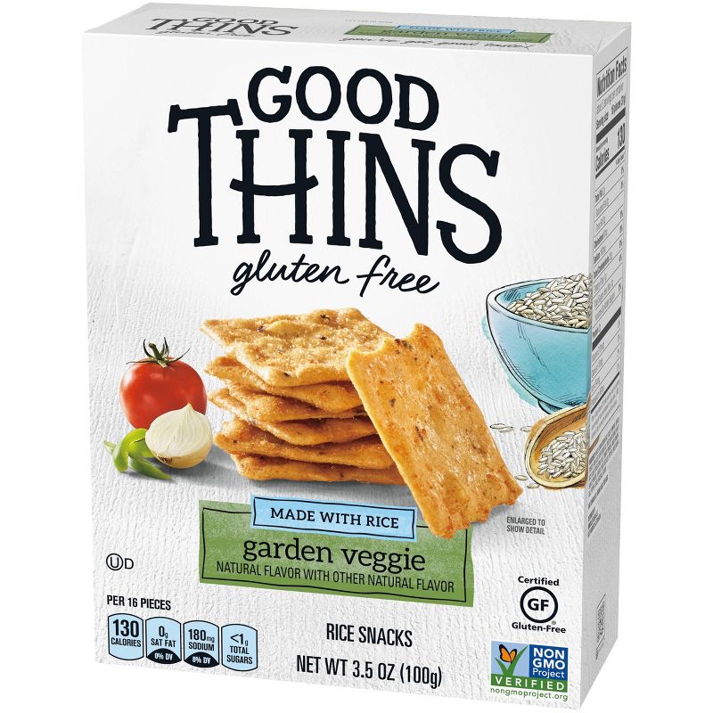 Good Thins: The Rice One - Veggie Blend Crackers - 3.5oz