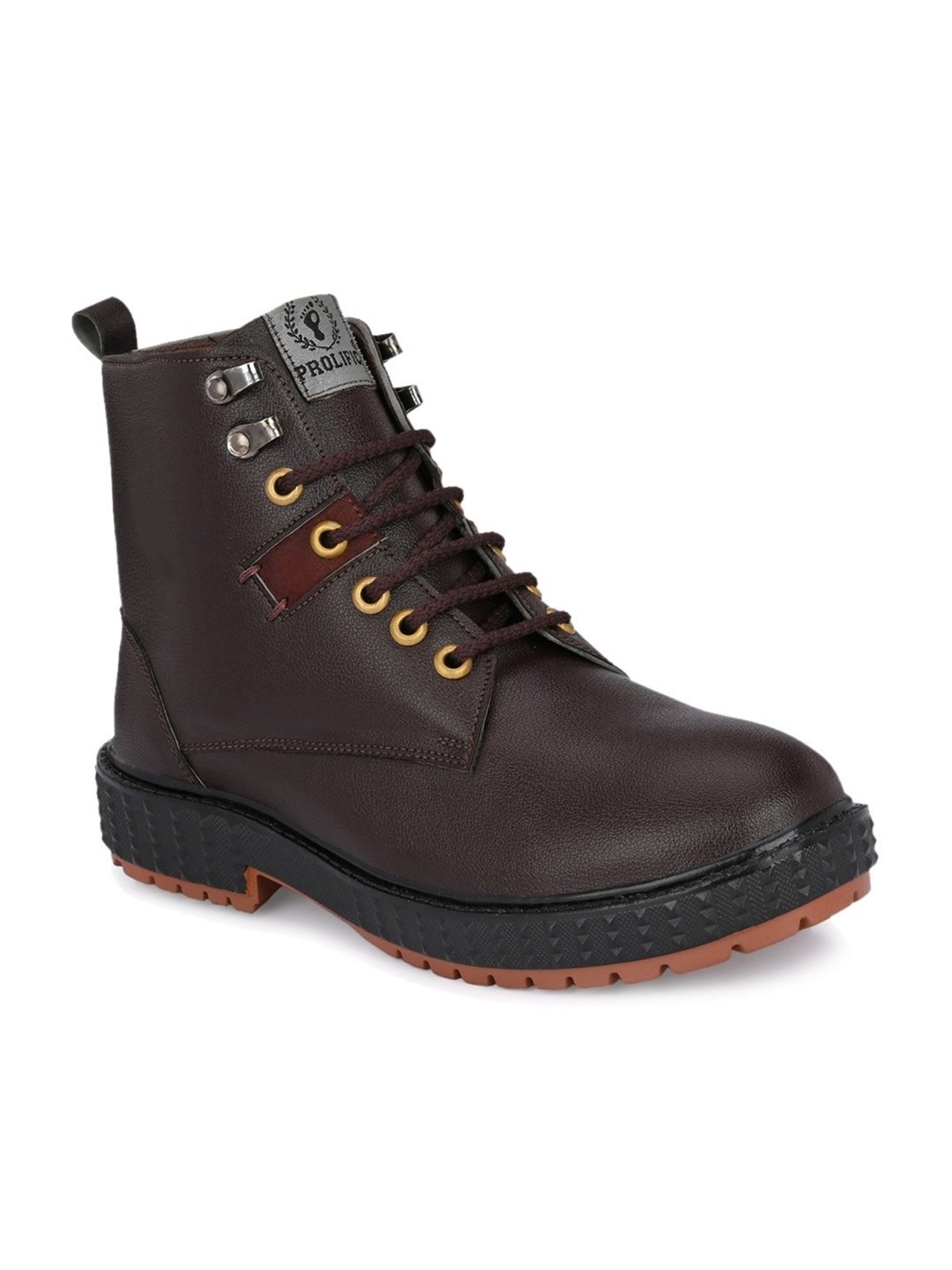 Prolific Men's Brown Derby Boots