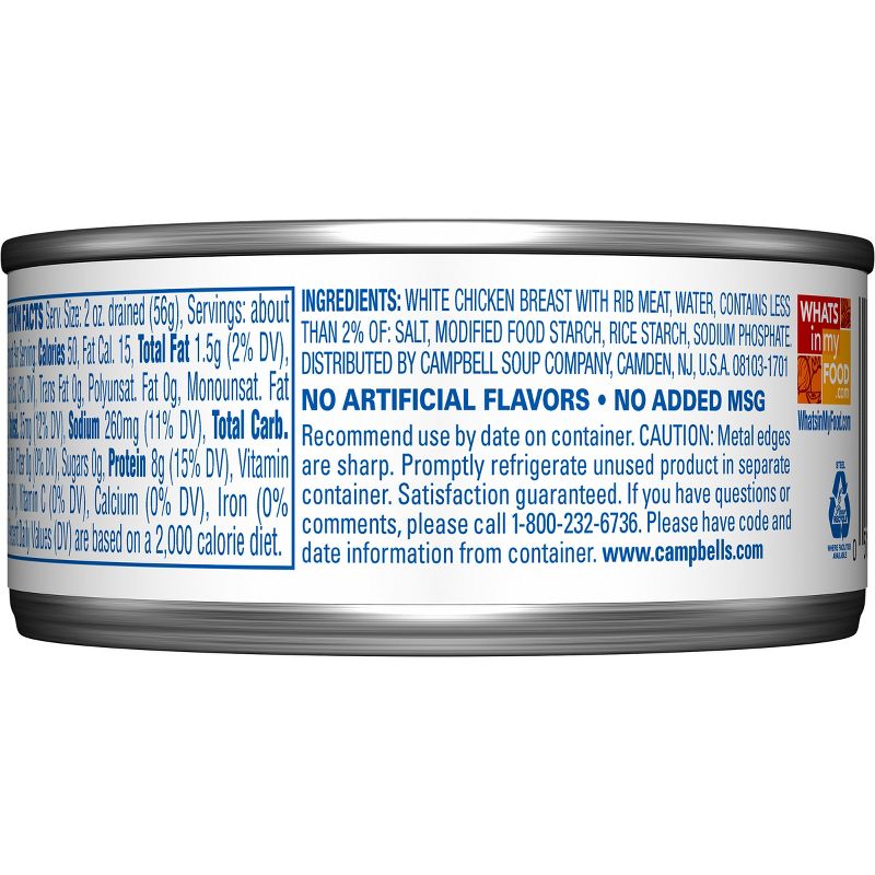 Swanson Premium White Chunk Chicken Breast in Water - 4.5oz