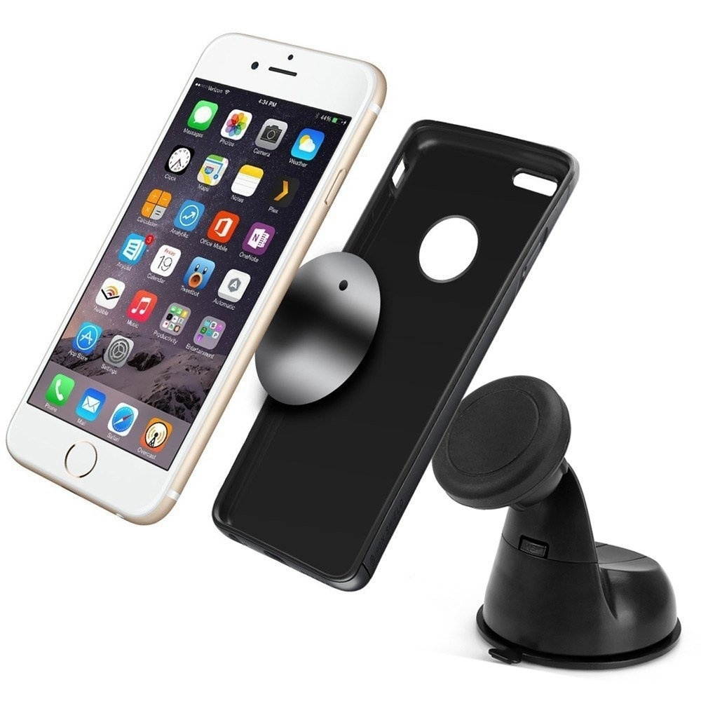 Car Mount, Magnetic Dashboard/Windshield Car Mount Holder for iPhon And Other Smartphone HX-M-X9