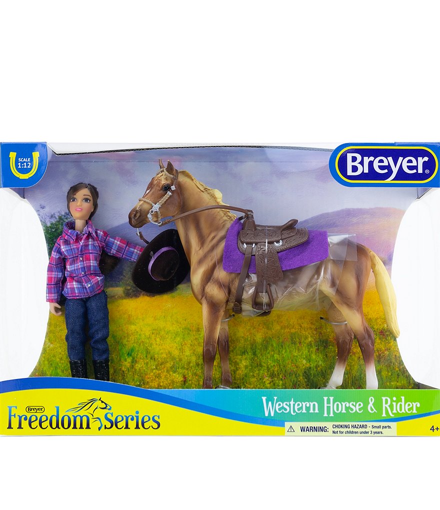Breyer Western Horse & Rider Figurine