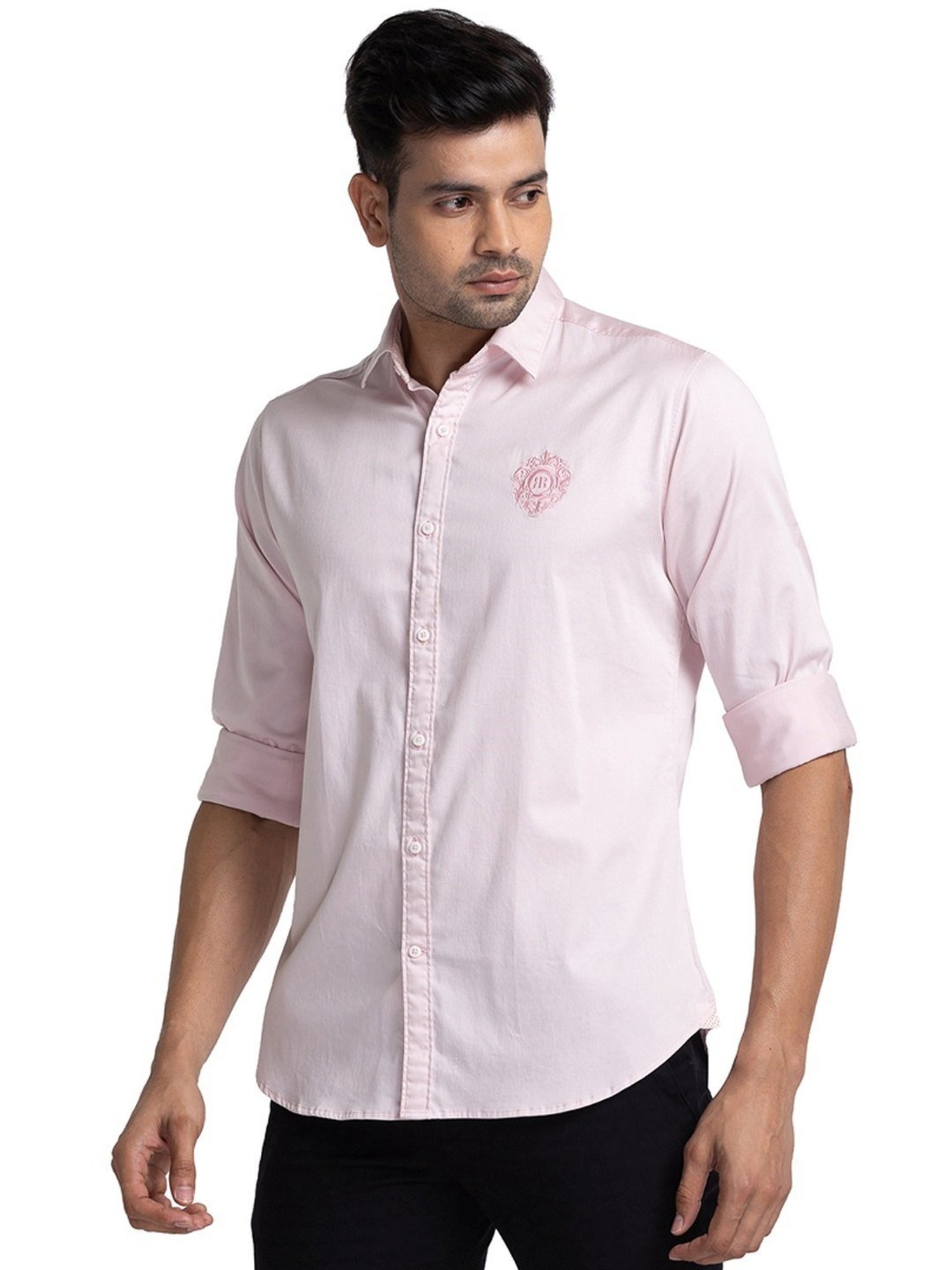 Raymond Pink Slim Fit Shirt