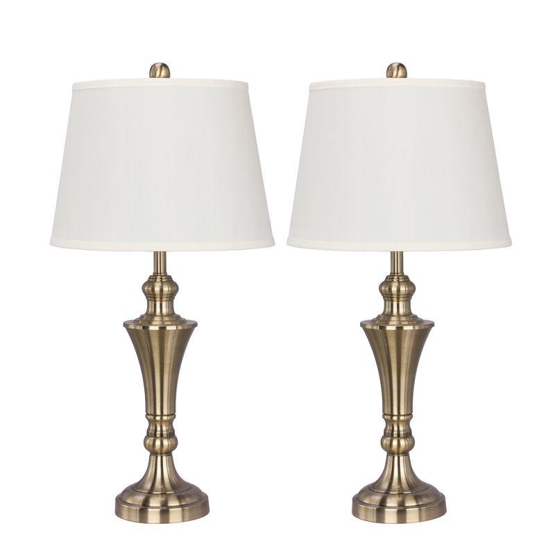 Fangio Lighting Antique Metal Lamps Brass
