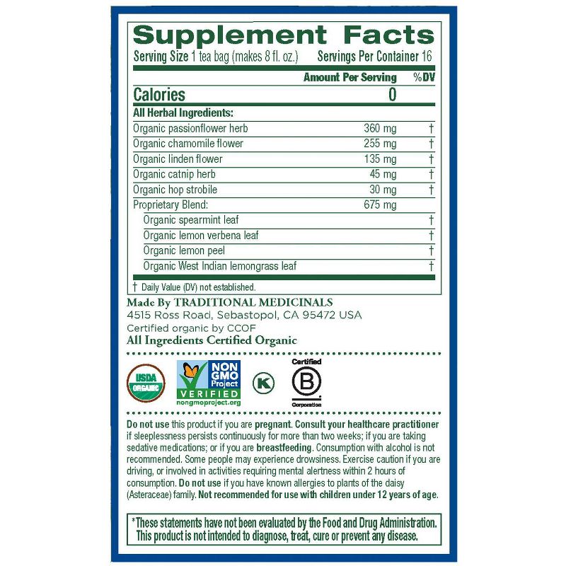 Nighty Night Tea Bags-From Traditional Medicinals - 16ct