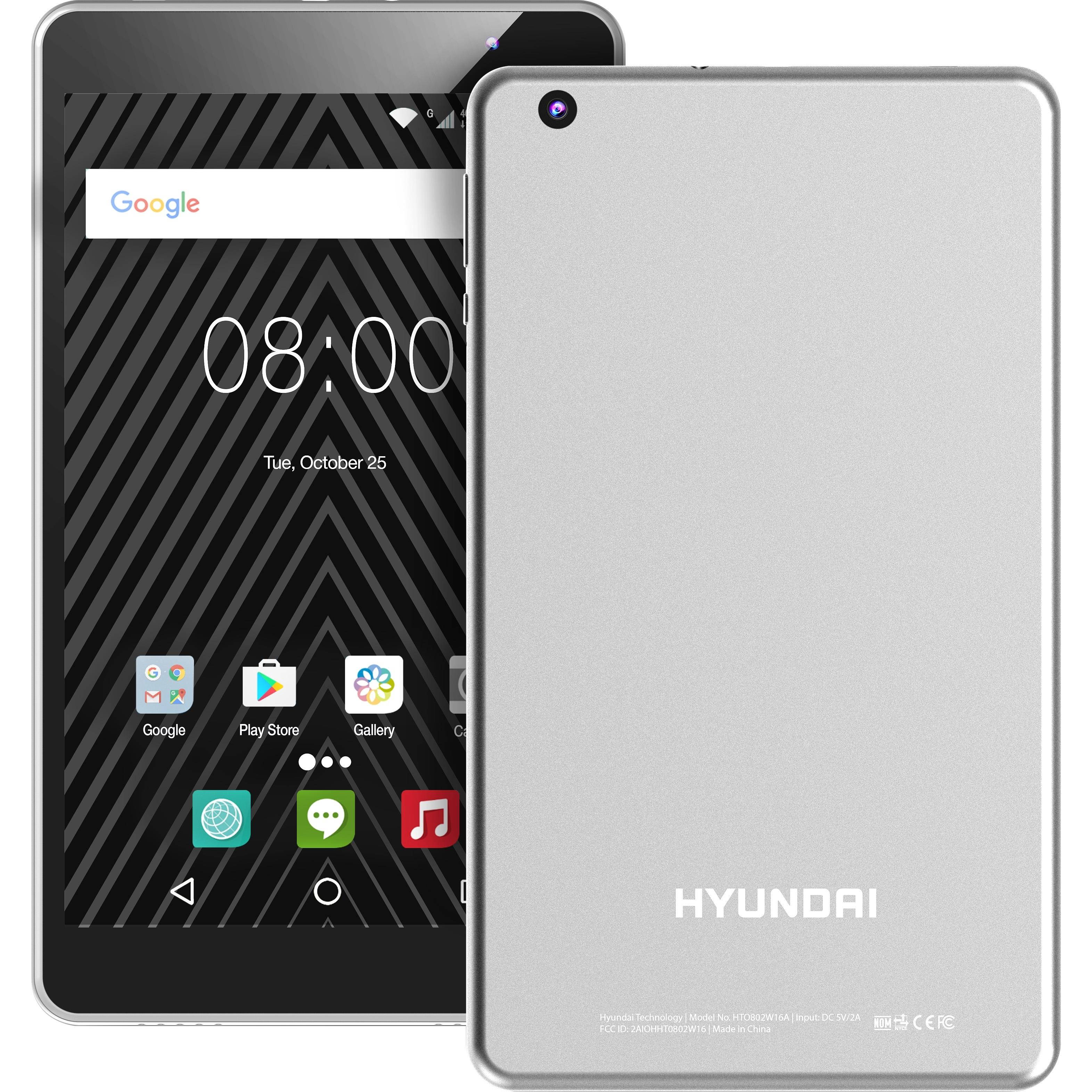 HYUNDAI KORAL 8W2 8 IPS SILVER WIFI ANDROID 9.0 2GB 16GB 2/5MP