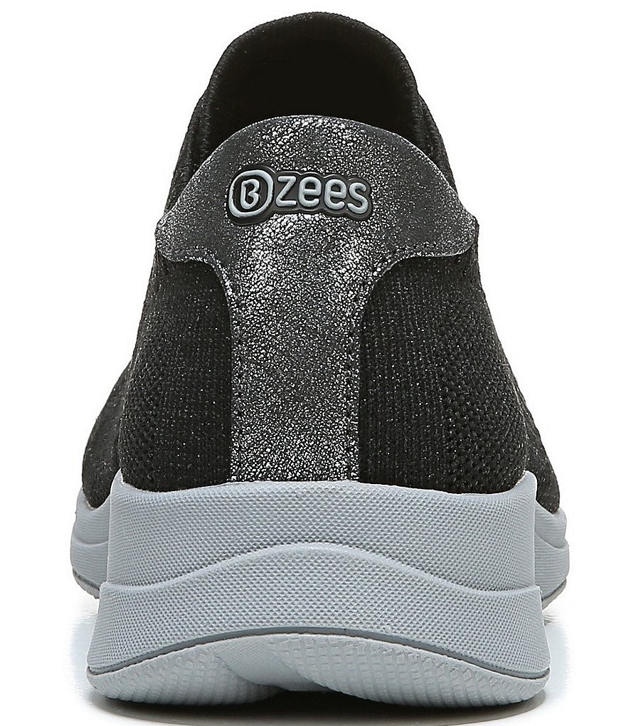 Bzees Premium Golden Knit Washable Slip-On Sneakers