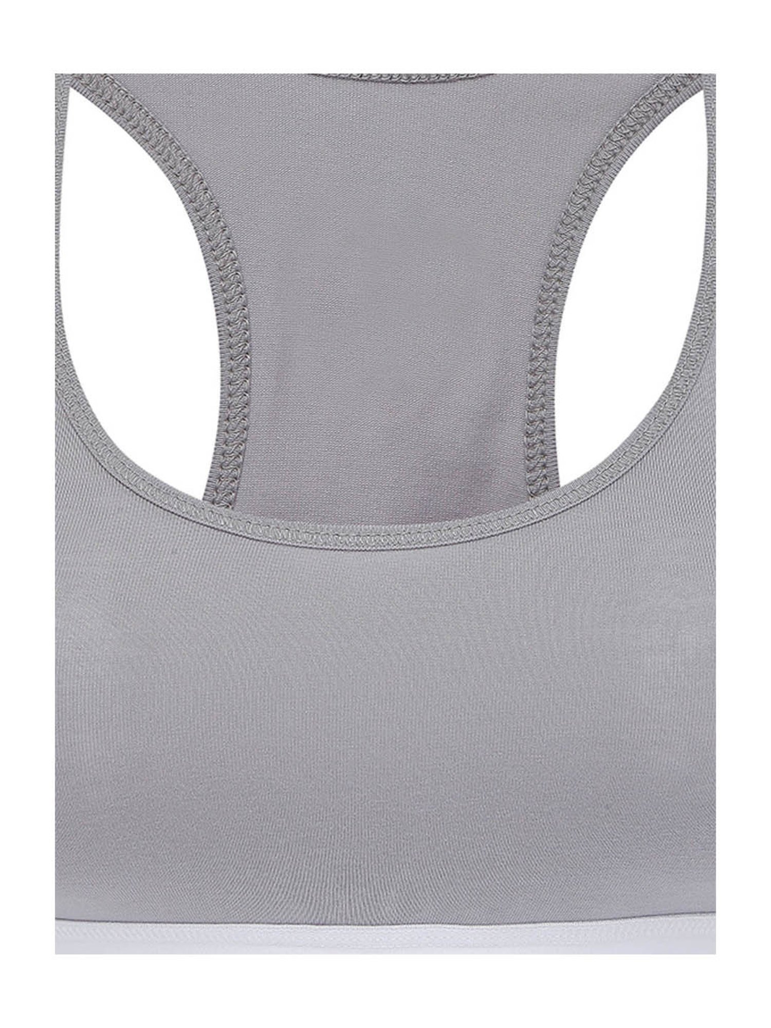 Sillysally Kids Multicolor Solid Sports Bra (Pack Of 2)