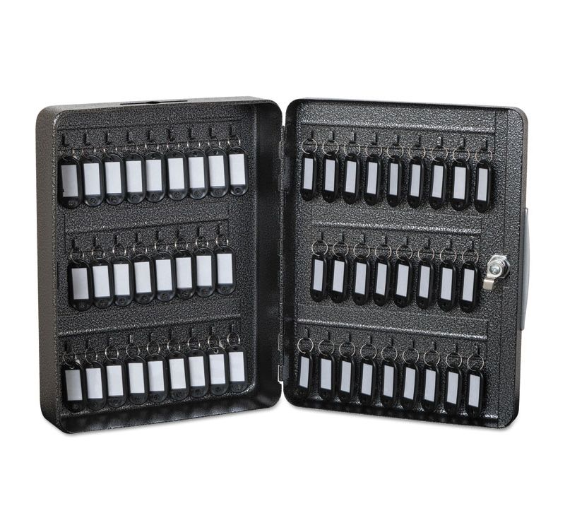 FireKing Hercules Key Cabinets Key Lock 52-Key Steel Silver Vein KK090252