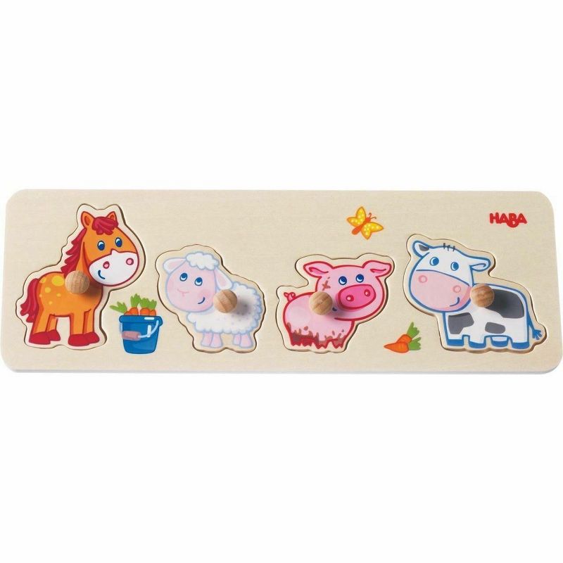 HABA Baby Farm Animals Clutching Puzzle