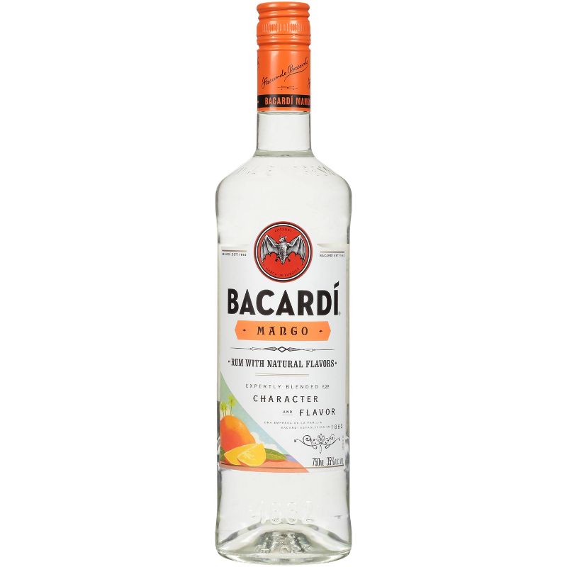 Bacardi Mango Flavored Rum - 750ml Bottle