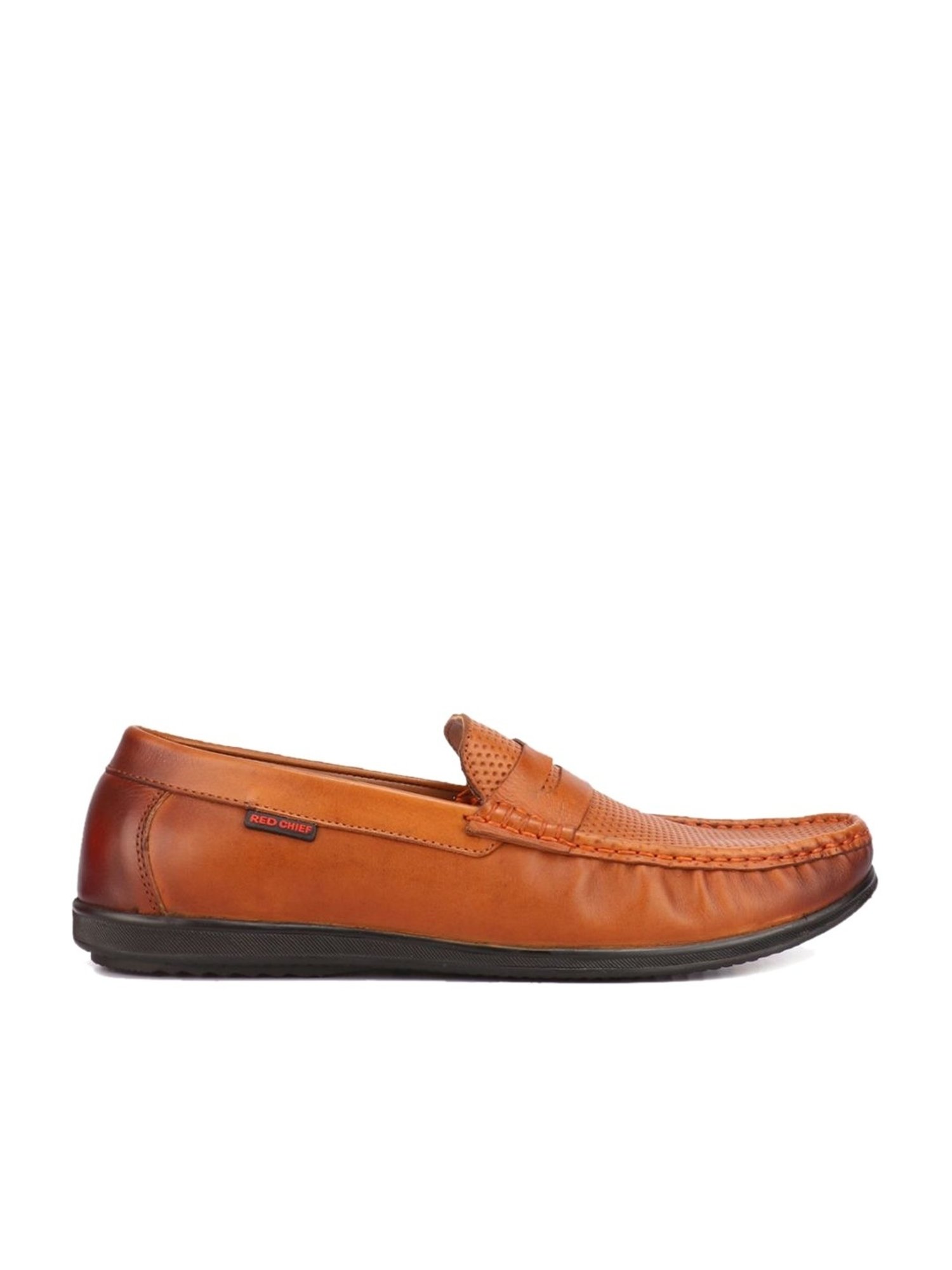 Red Chief Men's RC3615 Camel Casual Loafers