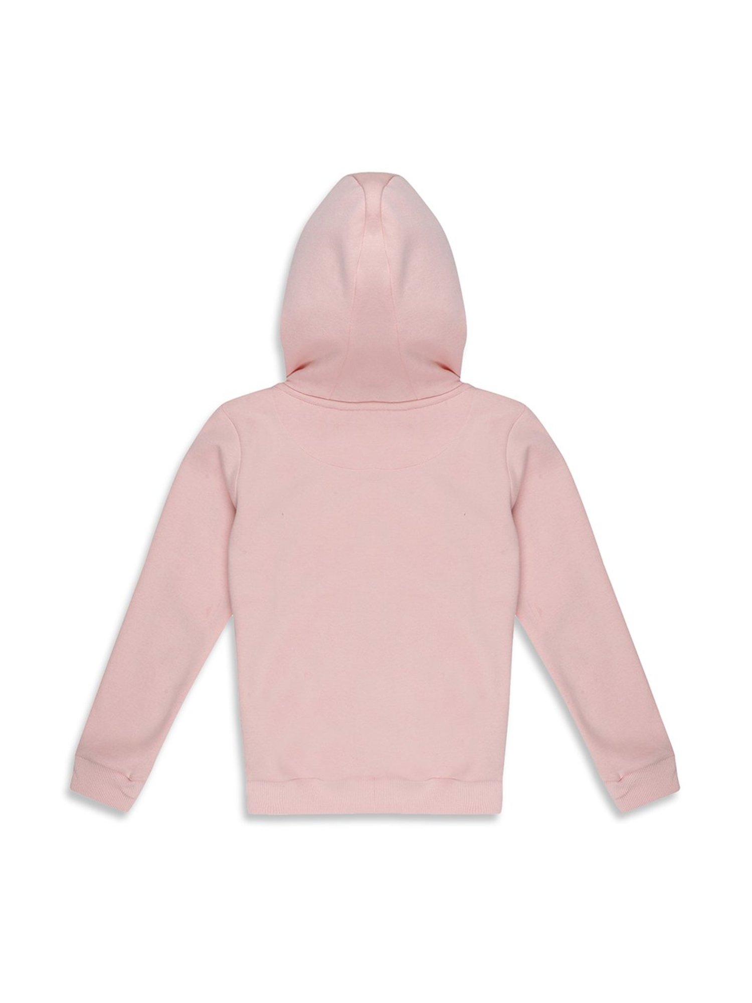 Blue Giraffe Kids Pink Printed Hoodie