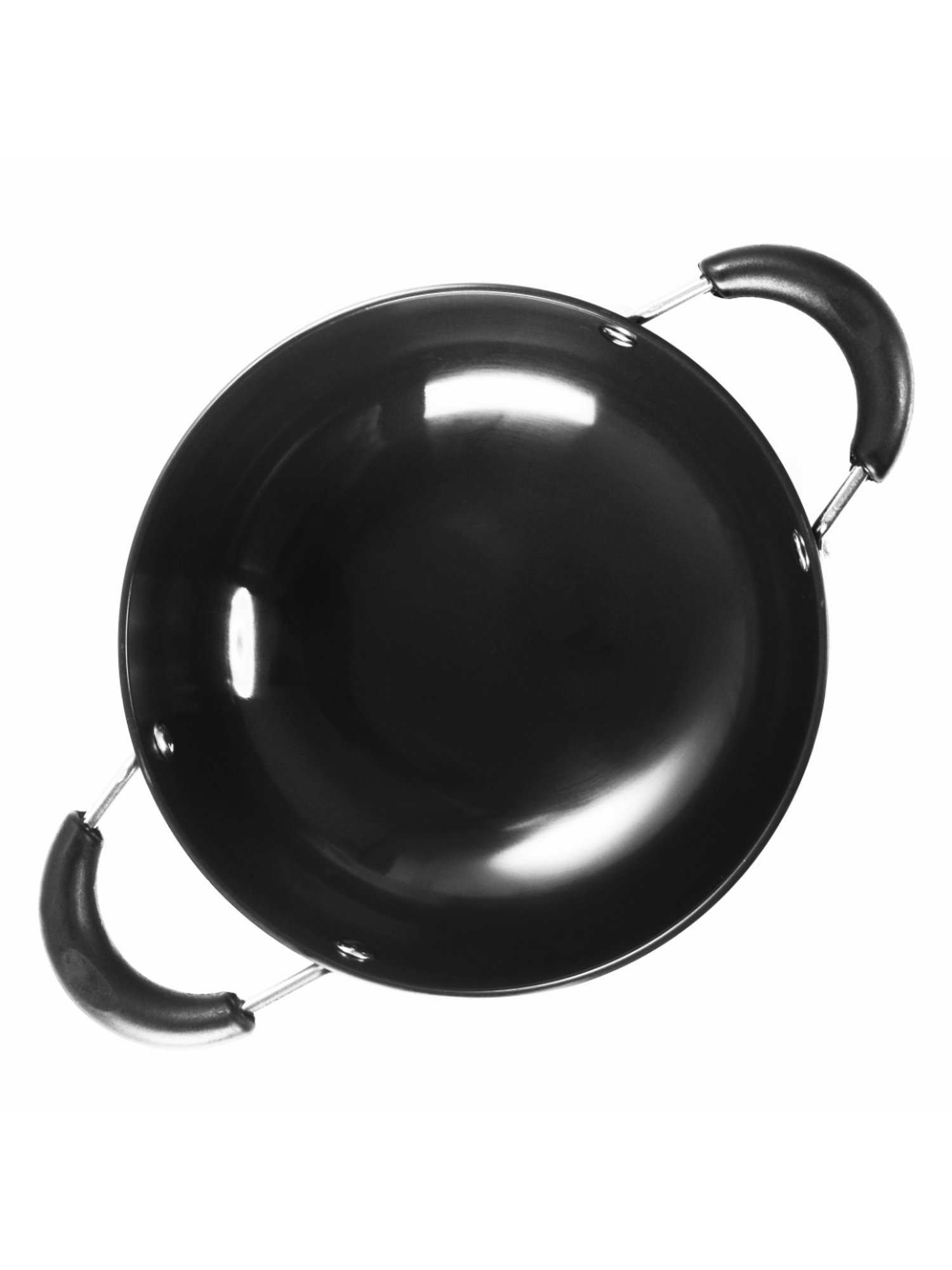 JUDGE Everyday Black Aluminium 20 cm Deep Appachatty With Lid (0.8 L)