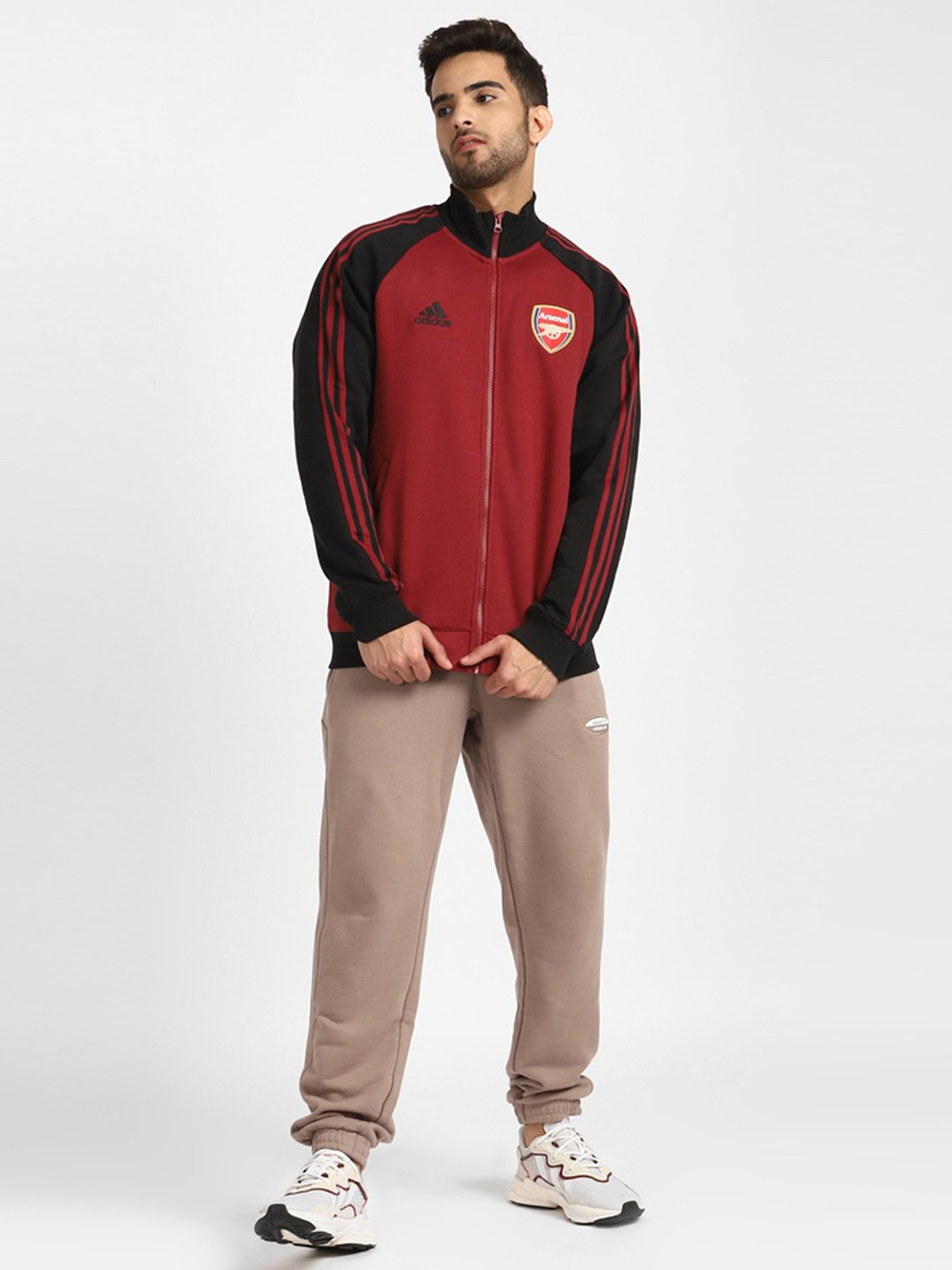 adidas Red Full Sleeves Jacket