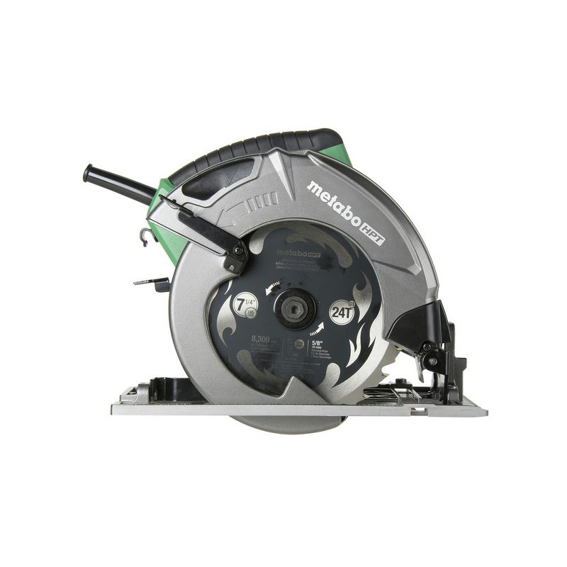 Metabo HPT C7SB3M 15 Amp Single Bevel 7-1/4 in. Corded Circular Saw with Blower Function, and Aluminum Die Cast Base