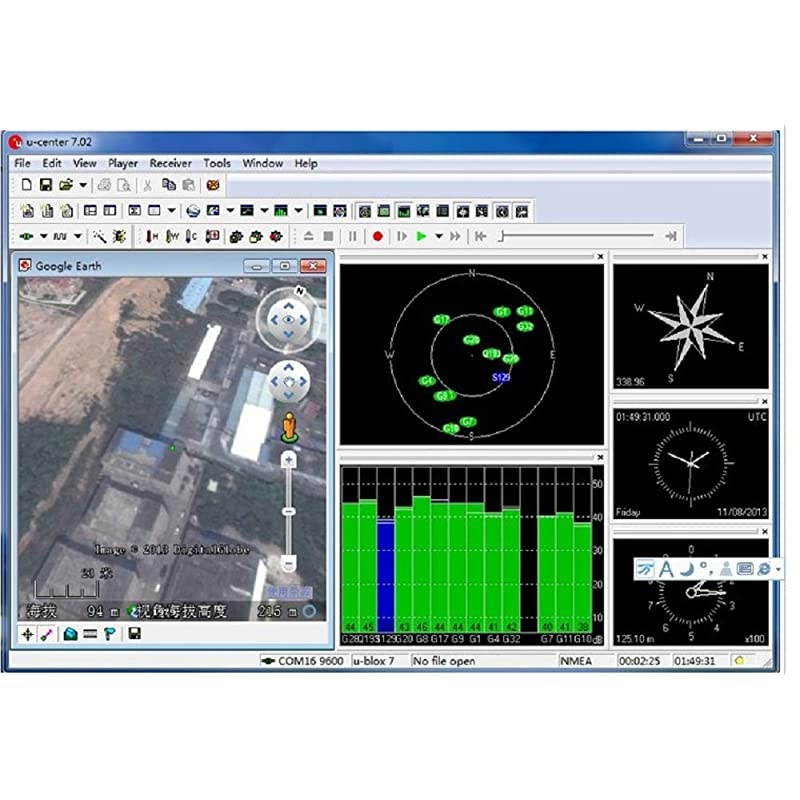 VK-162 G-Mouse USB GPS Dongle Navigation Module External GPS Antenna Remote Mount USB GPS Receiver for Raspberry Pi Support Google Earth Window Linux