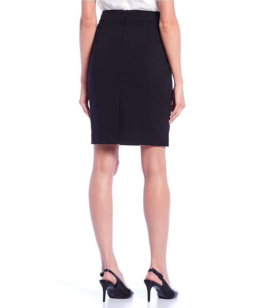 Calvin Klein High Rise Luxe Stretch Pencil Skirt