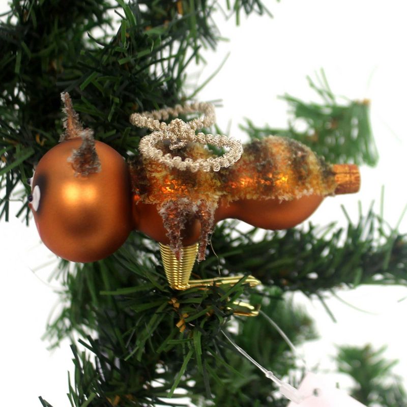 Golden Bell Collection Bumble Bee Clip On Ornament Czech Republic  -  Tree Ornaments