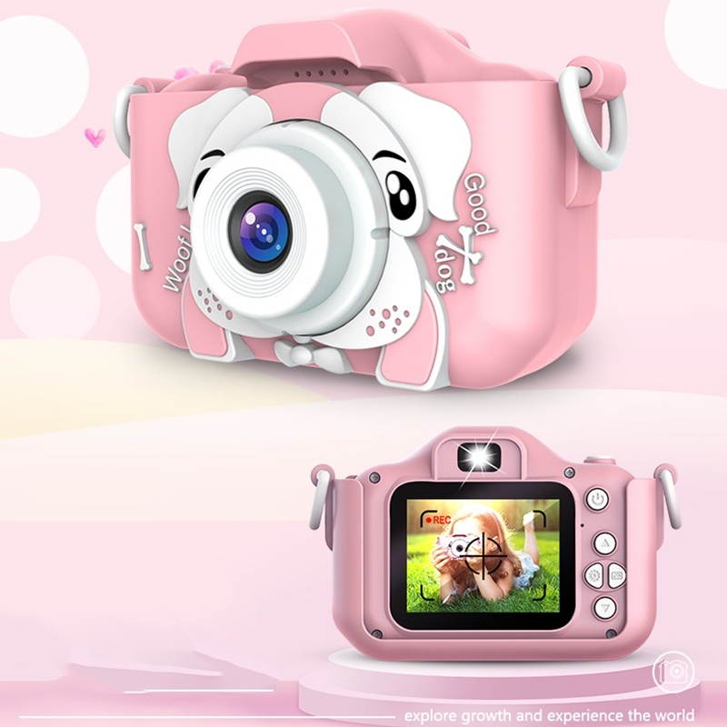 Q9 Children Digital Camera Mini Cartoon Toy Camera, Style:Dual Cameras
