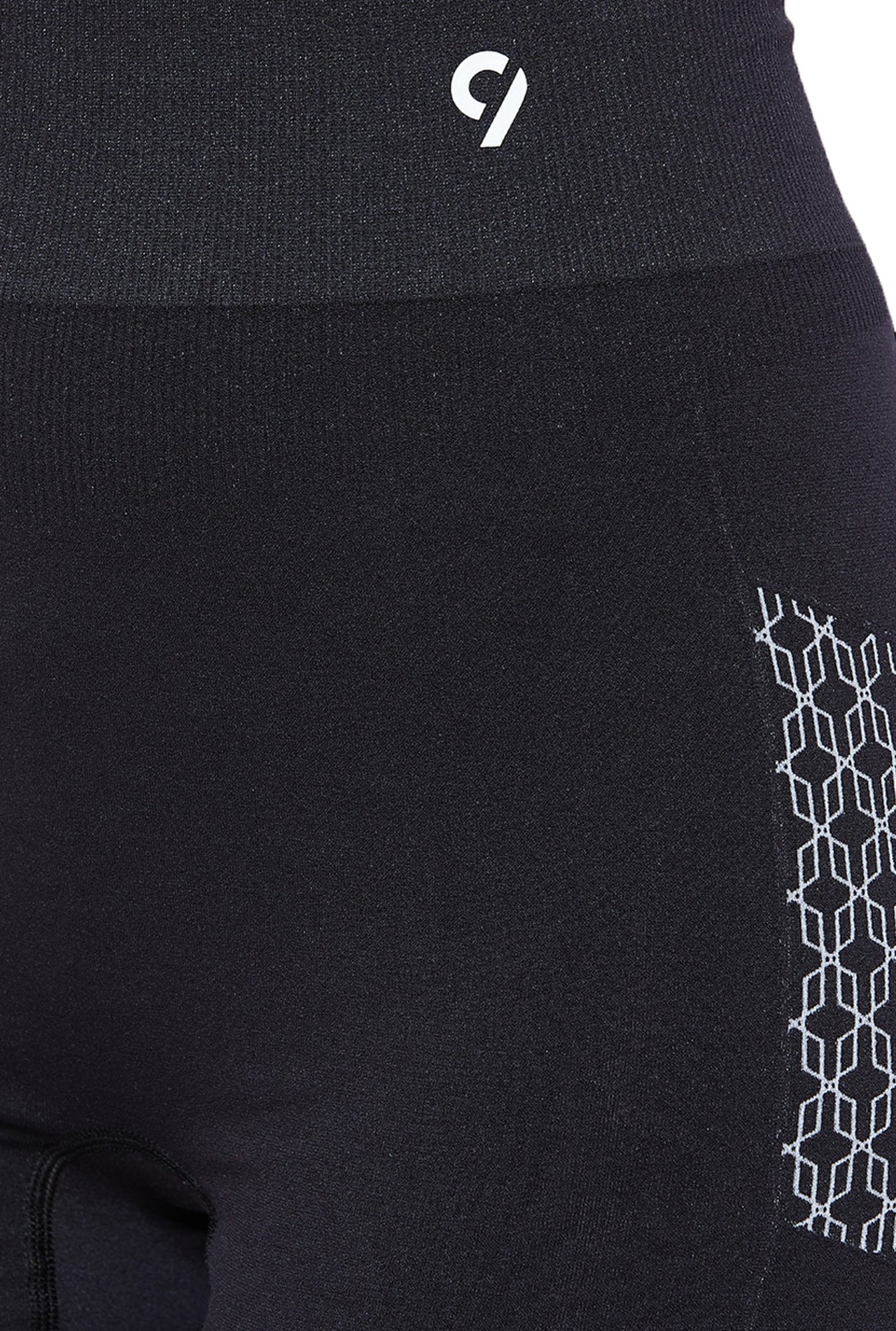 C9 Black Regular Fit Sports Shorts