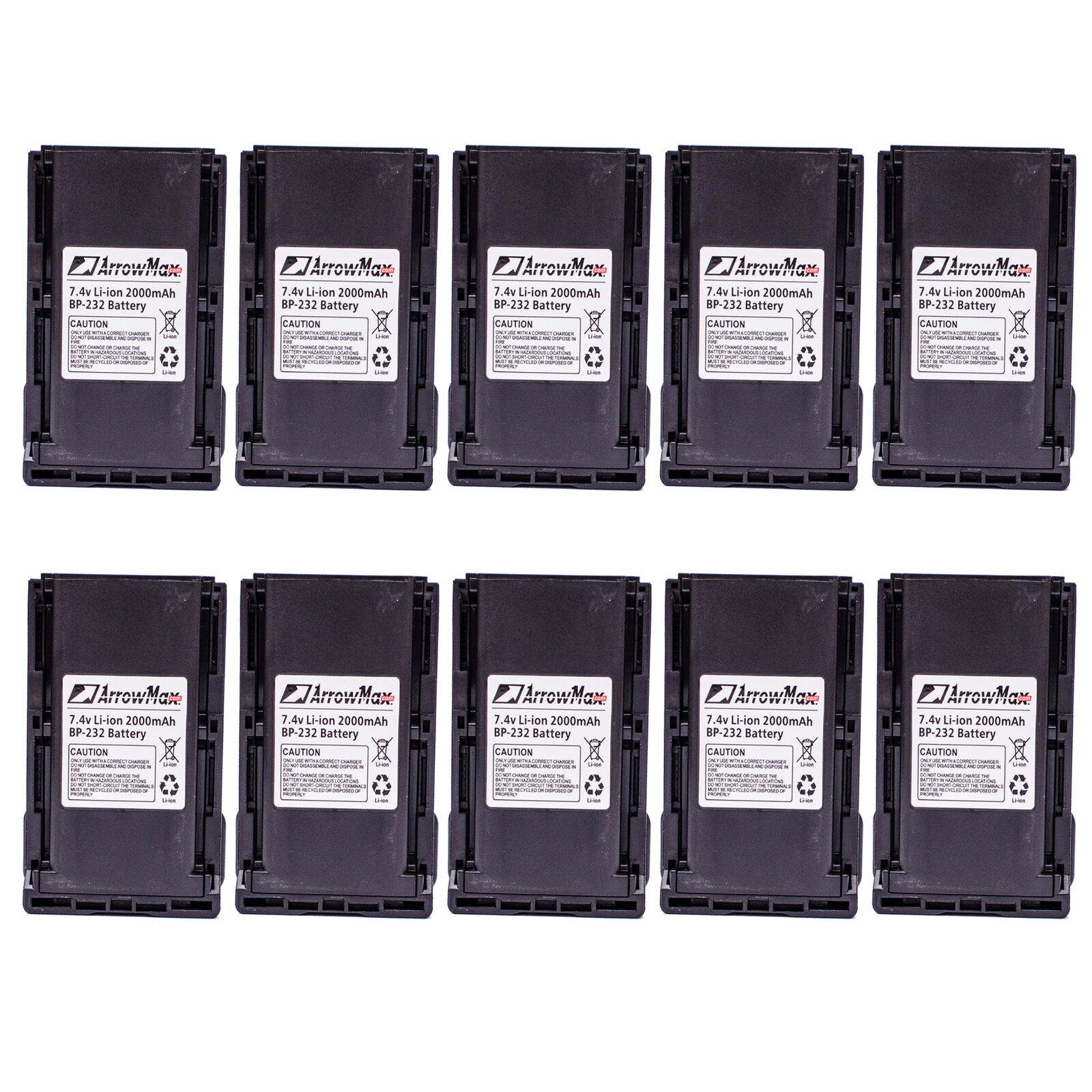 10 pcs BP-232N BP-231 Battery for ICOM IC-F4162 IC-F4062S IC-F4062T IC-F44