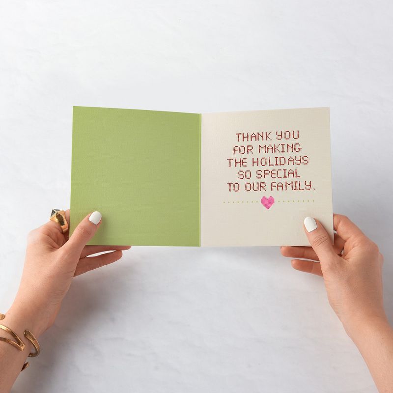 "I Think Of You" Cross Stitch Card