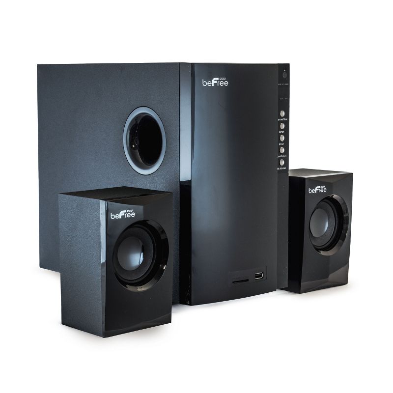 beFree Sound 5.1 Channel Bluetooth Surround Sound Speaker System in Black