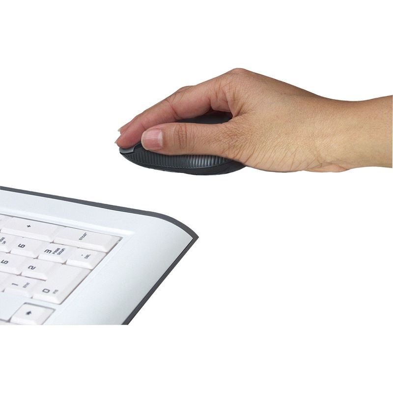 Manhattan Wireless Optical USB Mouse, 2000 dpi, Black/Silver