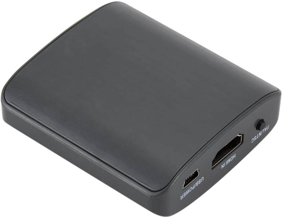 Homyl Portable to AV/RCA Adapter Box 1080P HD Video Converter CSBV AV Output