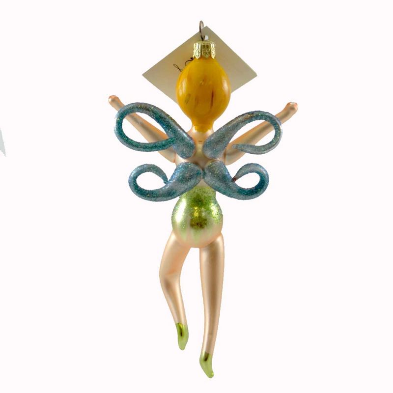 Laved Italian Ornaments Fairie Christmas Blown Glass  -  Tree Ornaments