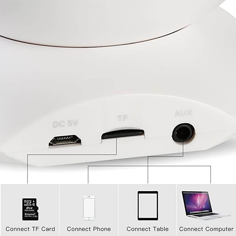 Mermaid Decor Remote Control Night Light Ocean Wave Projector 7 Colorful Ceiling Mood Lamp with Bulitin Speaker Music Player for Baby Adults Bedroom Living Room Black