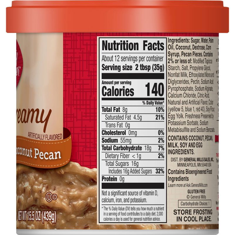Betty Crocker Rich & Creamy Coconut Pecan Frosting - 15.5oz