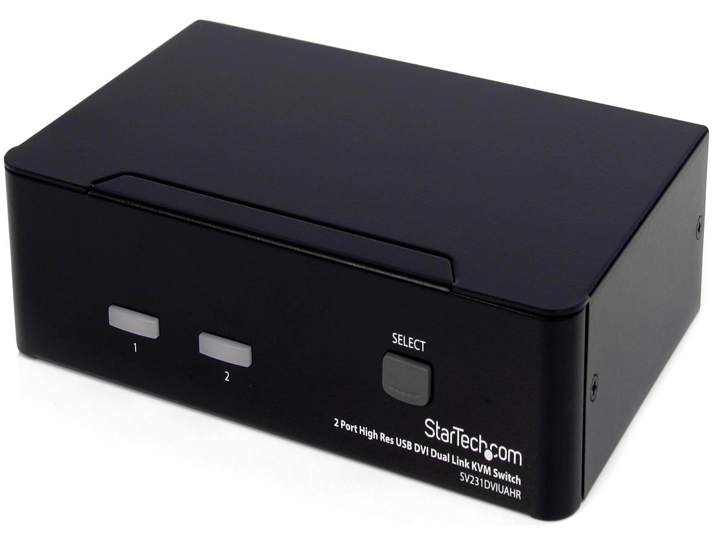 StarTech.com SV231DVIUAHR 2 Port High Resolution USB DVI Dual Link KVM Switch with Audio