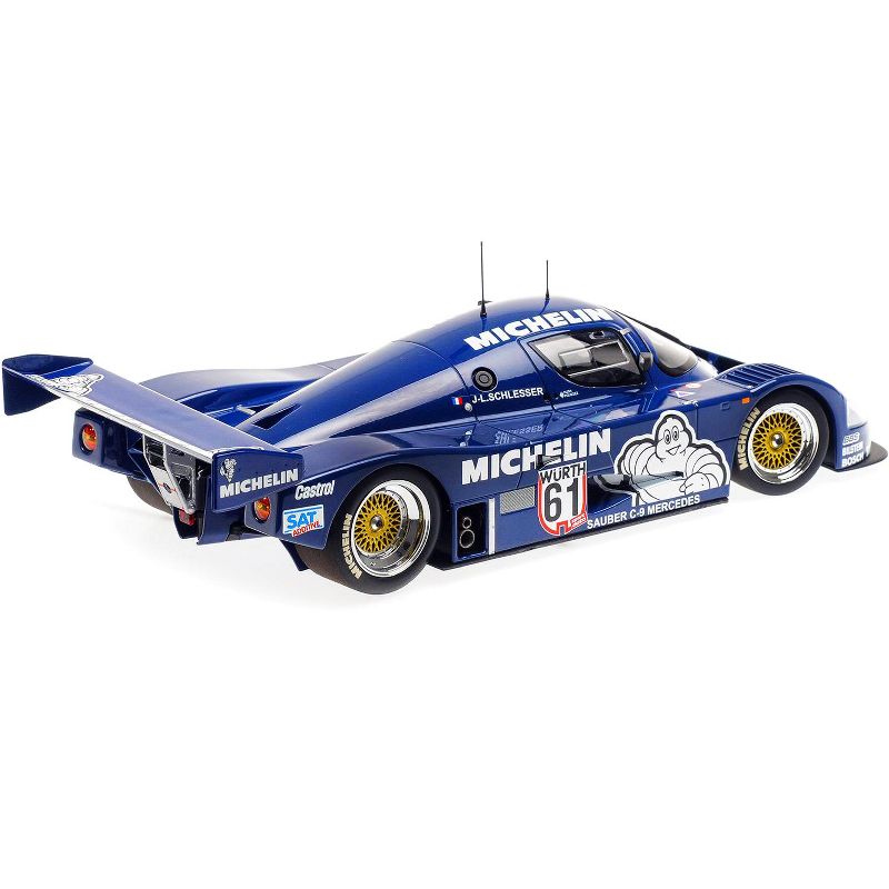 Sauber Mercedes C9 #61 J.-L. Schlesser "Michelin" Winner ADAC Supersprint 1987 Ltd Ed 504 pcs 1/18 Diecast Model Car Minichamps