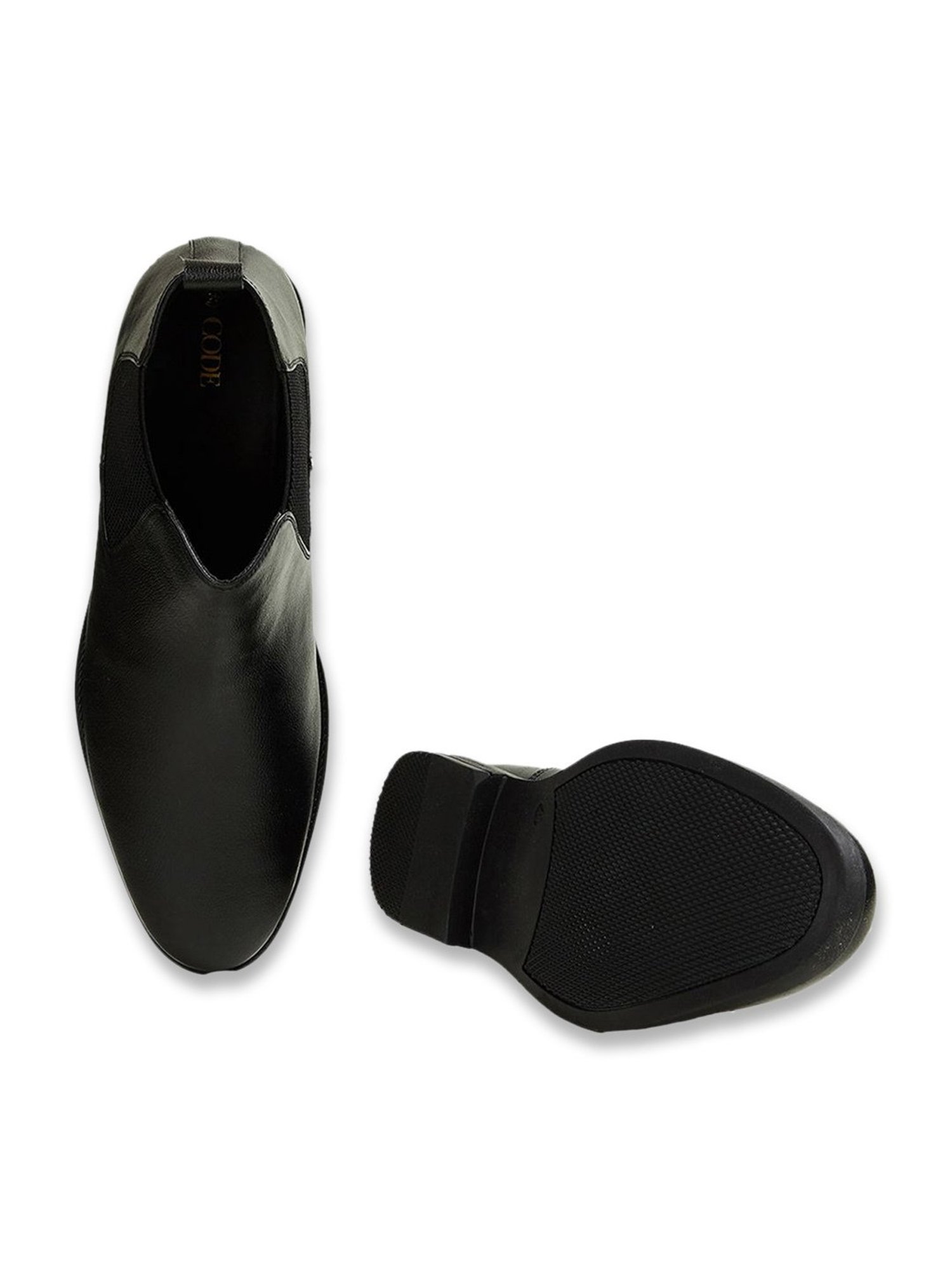 Code by Lifestyle Men's Black Chelsea Boots