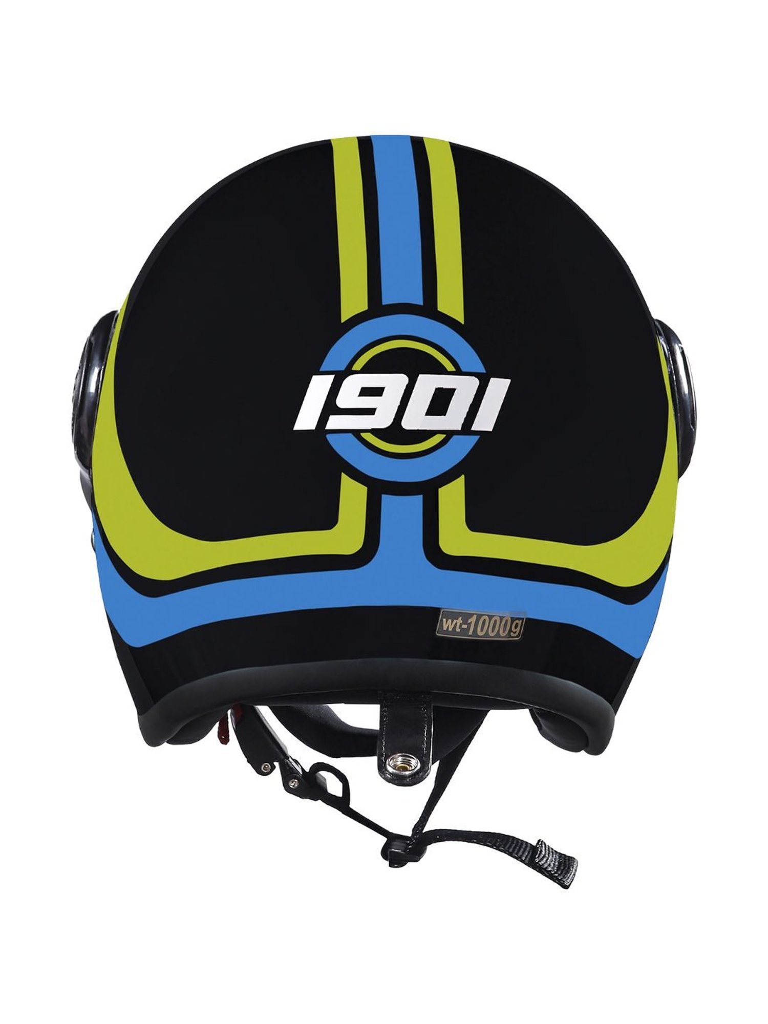 Royal Enfield Black Striped Medium Helmet