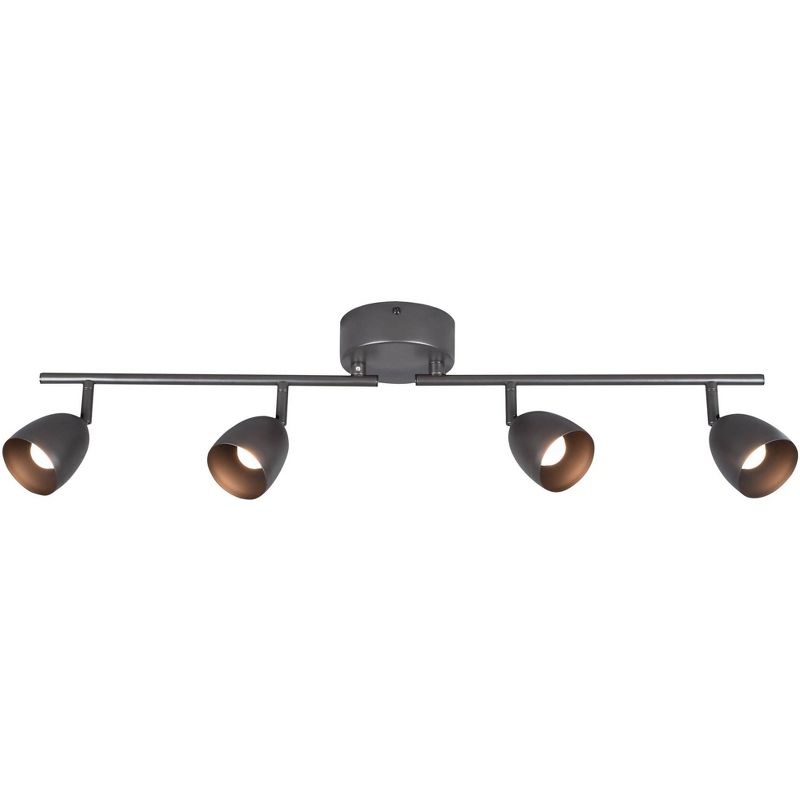 Pro Track Bronze 4-Light White LED Track Fixture
