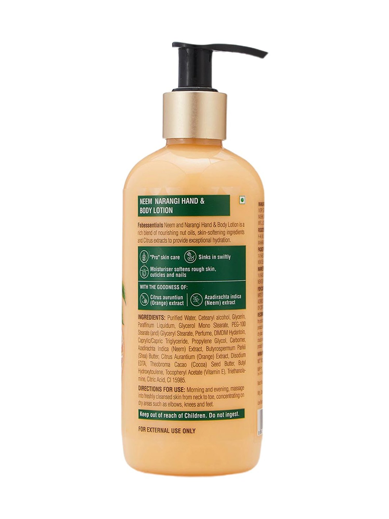 Fabessentials Neem, Narangi Hand & Body Lotion - 300 ml