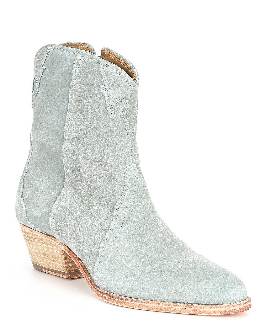 Free People New Frontier Suede Western Booties