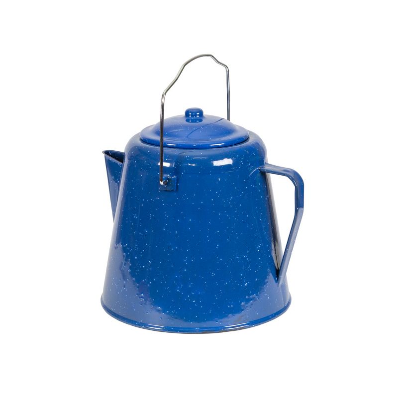 Stansport Enamel Coffee Pot 20 Cup Blue