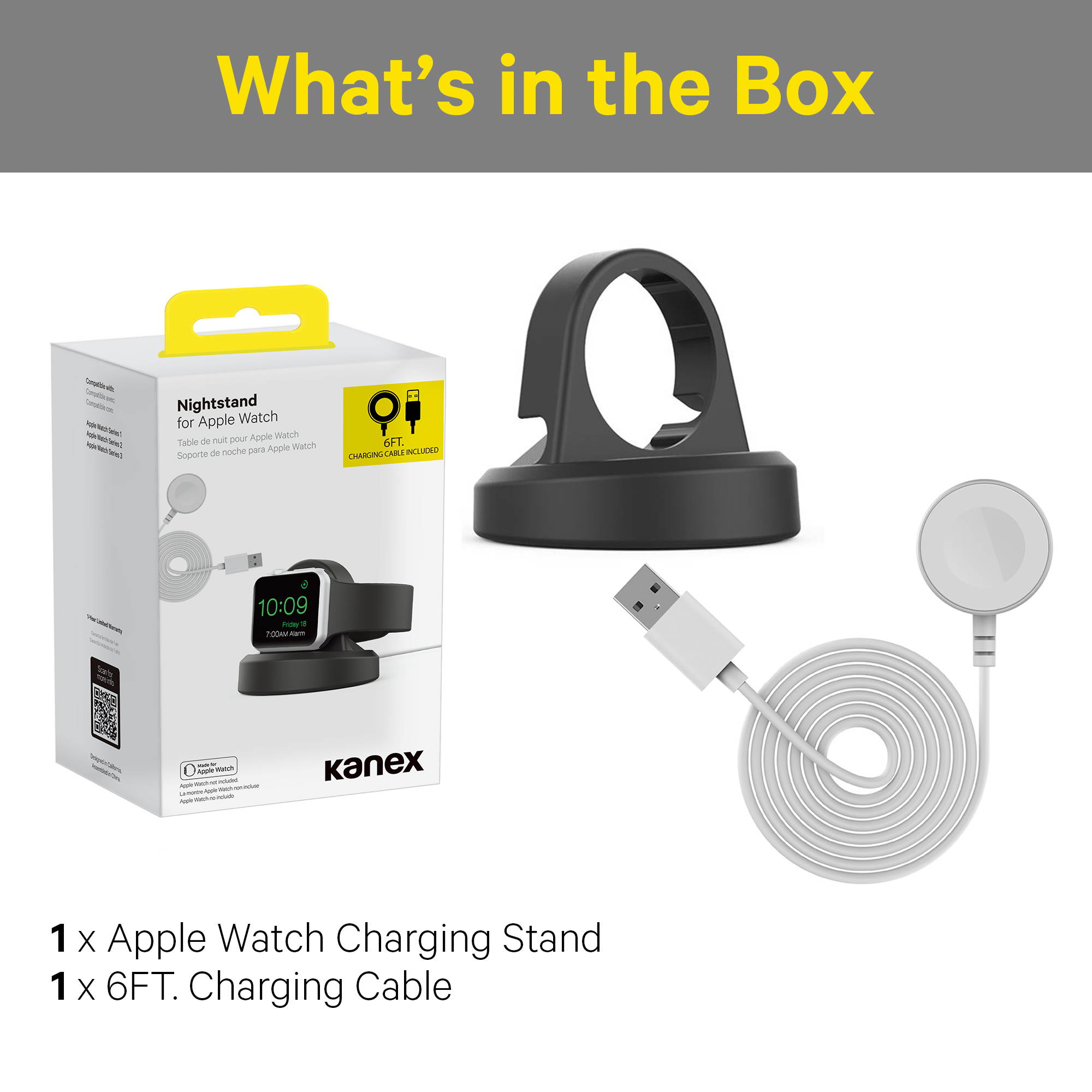 KANEX K118-1291 Charging Stand Apple Watch