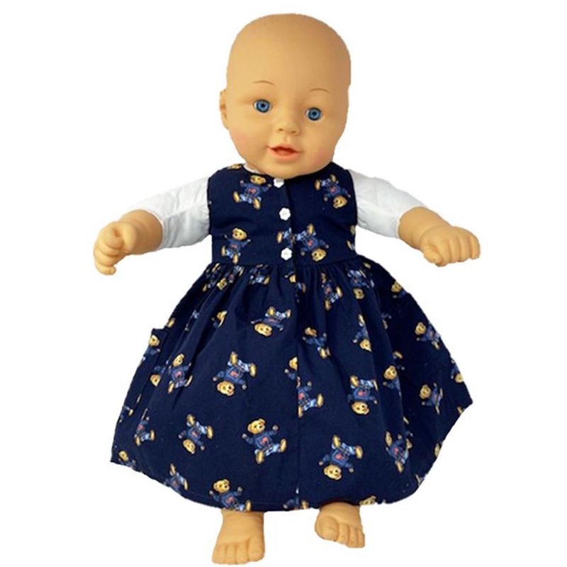 JC Toys Lil' Cutesies Twins 8.5" All Vinyl Baby Doll with Stroller