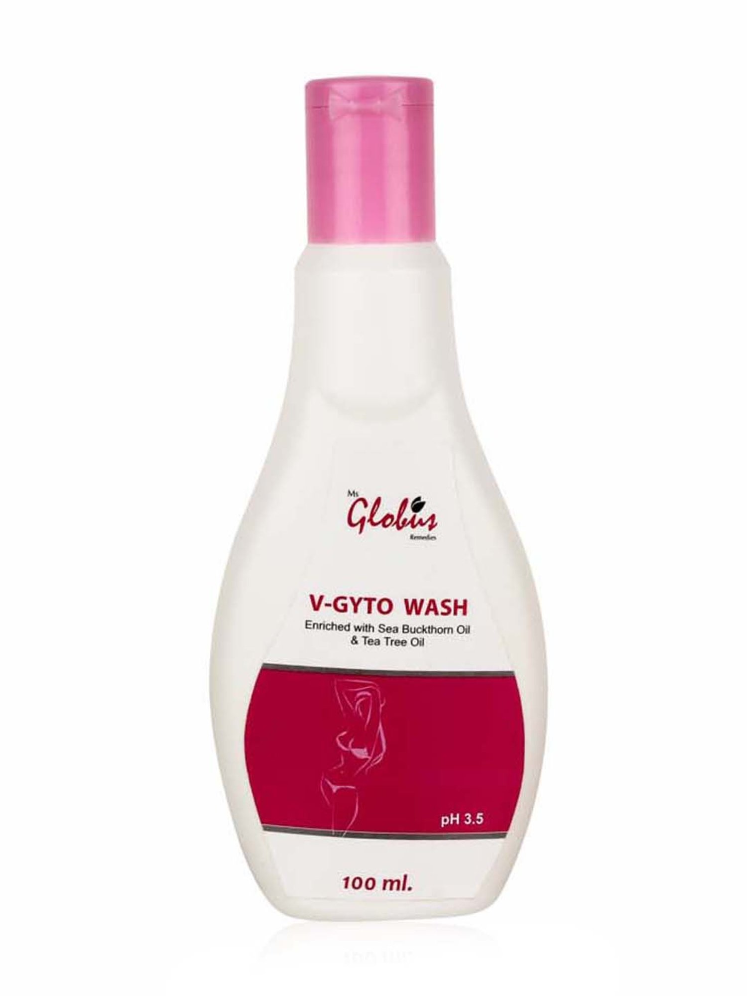 Globus Naturals V-Gyto Wash Enriched with Sea Buckthorn Oil & Tea Tree Oil - 100 ml