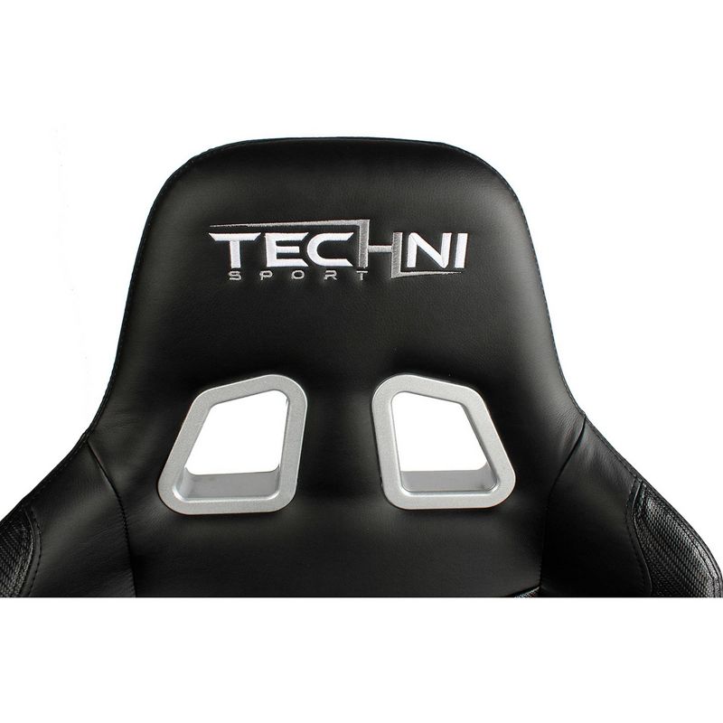 Ts-5100 Ergonomic High Back Racer Style Video Gaming Chair - Black - Techni Sport