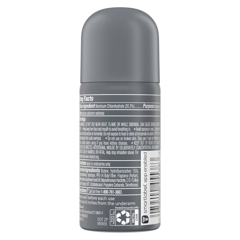 Dove Men + Care Clean Comfort Antiperspirant & Deodorant Dry Spray Travel Size - 1oz - Trial Size