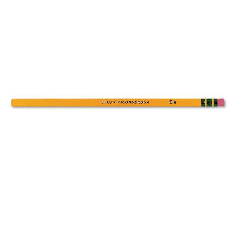 Ticonderoga Woodcase Pencil HB #2 Yellow Barrel 96/Pack 13872