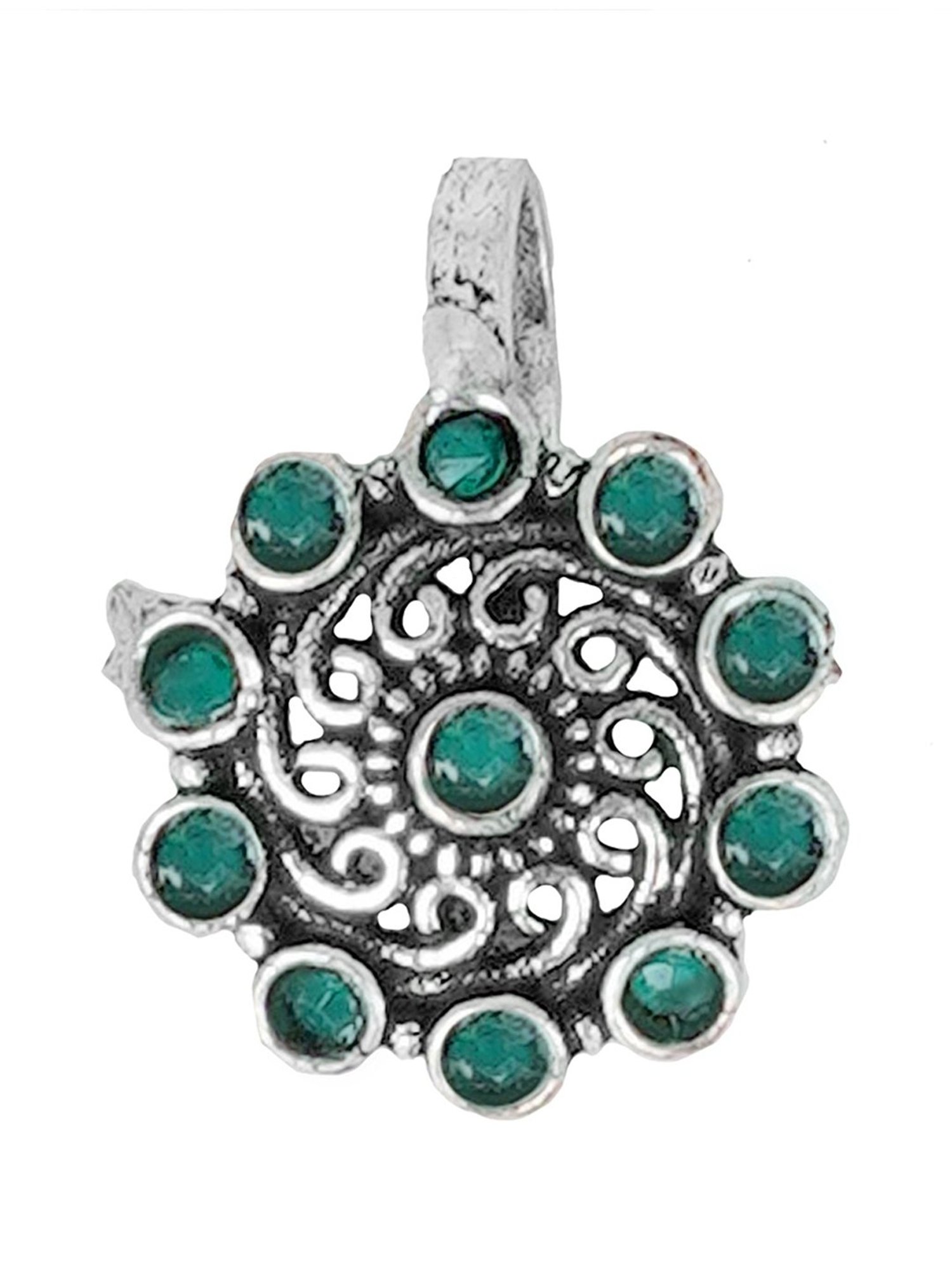 Teejh Aahna Silver Nose Ring